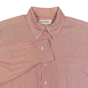 Brooks Brothers Red Striped Casual Button Down Shirt
